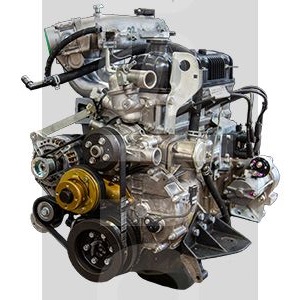 Двигатель УМЗ-42164 АИ-92 ГАЗель Бизнес, ЕВРО-4, под ГУР, 1 катушка, поликлин., без компрессора / 42164.1000402-70