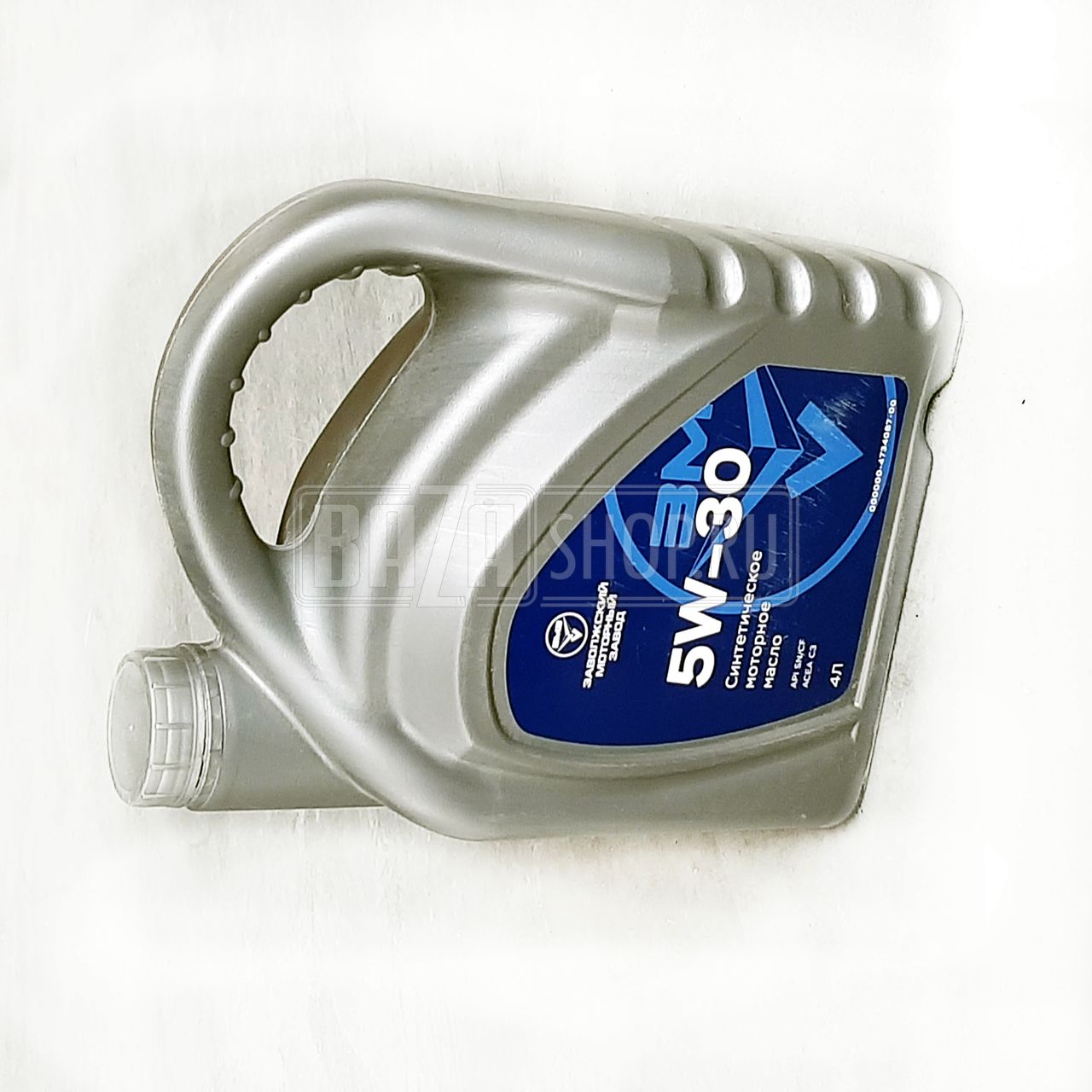 МАСЛО МОТОРНОЕ "ZMZ" 5W-30 (синтетика, ACEA С3, API SN/CF) 4л / 000000-4734087-00 "ЗМЗ" ОРИГИНАЛ