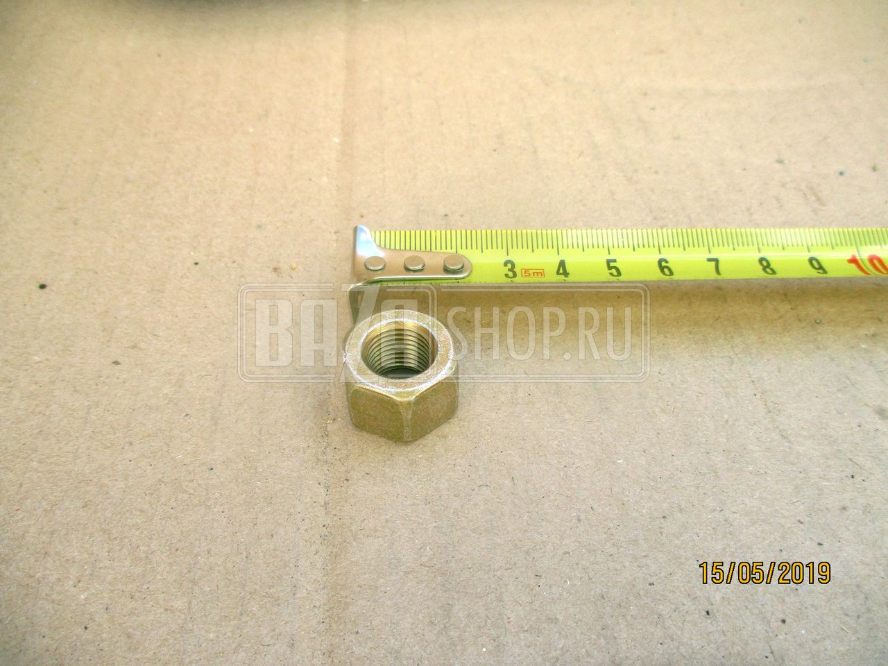 Гайка М12х1,25, h = 13, под ключ 19 (шпильки головки цилиндров ГАЗ) "БелЗАН" / F00421-1003095-009 (М12*1,25-6H) "БелЗАН"
